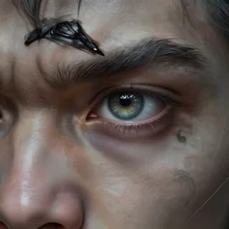 orc, detailed eyes, fantasy, intricate, highly detailed, digital painting, 4 k, hdr, concept art, smooth, sharp focus, illustration, by wayne reynolds