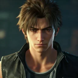 a videogame still of Harry Styles in Tekken 7, portrait, 40mm lens, shallow depth of field, close up, split lighting, cinematic