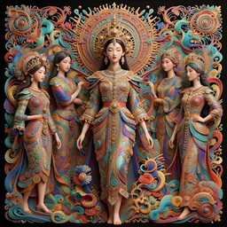 beautiful yunnan girl : : by martine johanna and simon stalenhag and chie yoshii and casey weldon and wlop : : ornate, dynamic, particulate, rich colors, intricate, elegant, highly detailed, centered, artstation, smooth, sharp focus, octane render, 3 d