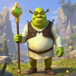 shrek as a champion of tzeentach