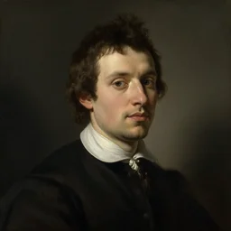 surrealist portrait of a young man by rembrandt