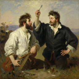 2 legit 2 quit, painting by gaston bussiere, craig mullins, j. c. leyendecker