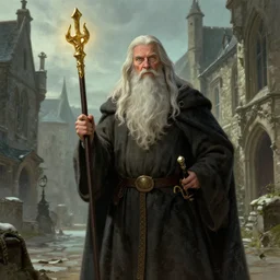 Gandalf Comes to the Guarded City, John Howe