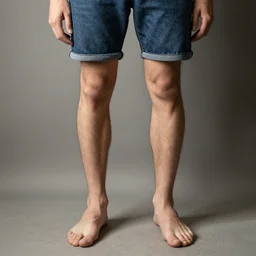 man with 4 knees