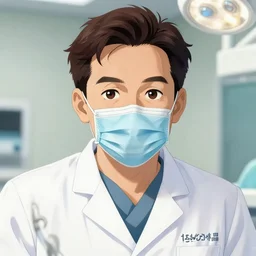 a highly detailed anime portrait of a dentist, james gurney, james jean