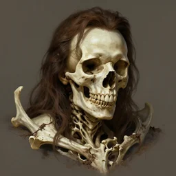 stunning nicholas cage as god of skull portrait, bones, skull, dirt, fantasy, intricate, elegant, highly detailed, digital painting, artstation, concept art, smooth, sharp focus, illustration, art by afshar petros and krenz cushart and artem demura