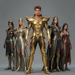 full body portrait of tyler hoechlin as a magical star guardian. detailed face, concept art, intricate, highly detailed 8 k, smooth, sharp focus, handsome and aesthetic shape of face and body, artgerm, artstation, art by zexi guo and nira and junpei suzuki and gharliera and rinotuna