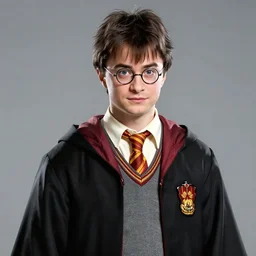 Harry Potter as a tough Marvel Comic Book Superhero
