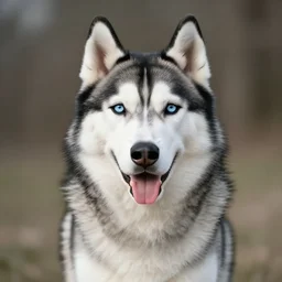 husky art by cao hui