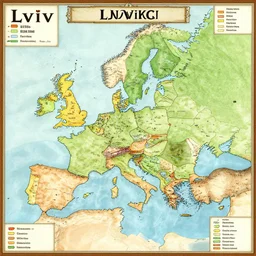 map for tabletop rpg lviv