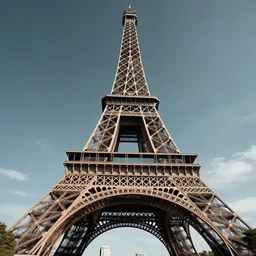 the eiffel tower being destroyed photo realistic 4 k