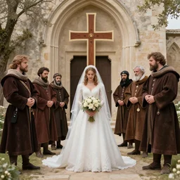 albigensian crusade - themed wedding