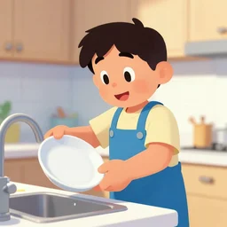 Markiplier doing the dishes