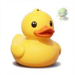 rubber duck horror, rubber duck mutant, rubber duck zombie horror, drawing