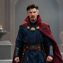 Tom Holland as Dr. Strange. Movie still frame. 4k UHD