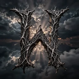 black metal band font, unreadable, looks like varicose veins, symmetrical, mirror