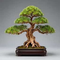 a miniature wooden bonsai, photo studio, professional photo, trending on artstation, hdr