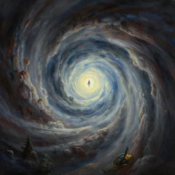 the dream vortex consumes the only hope of mankind, high fantasy, art, deviant art, painting, detailed, realistic