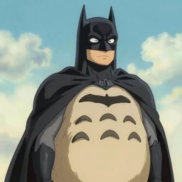 Hayao Miyazaki styled Batman