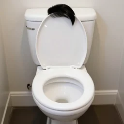 toilet bowl that resembles elvis