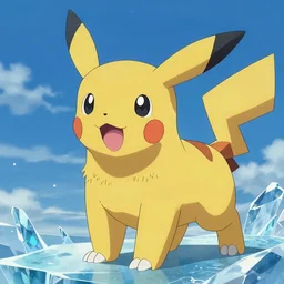 ice dog pokemon, trending on artstation, anime ghibli, beautiful, detailed