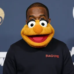 kanye as a muppet