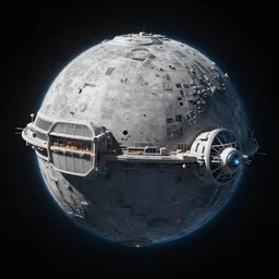 sphere grey spaceship, spaceport, lumion 3 d max panorama, 3 d render, high quality, intricate, detailed, best quality