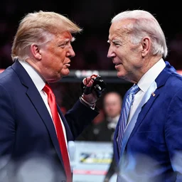 trump and biden in ufc fight