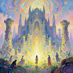 orc stronghold in mordor, by alena aenami and ayako rokkaku, bayard wu, fenghua zhong, feng zhu : painterly, impressionistic, luminous, ethereal, dreamlike, whimsical, colorful, patterned, layered, tonemapped