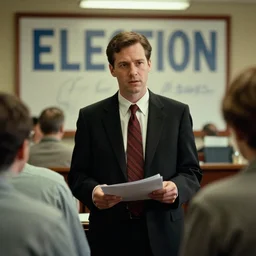 a film still from election ( 1 9 9 9 )