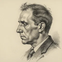 a realistic yet scraggly portrait sketch of the side profile of a stern and sophisticated tiny tim, trending on artstation, intricate details, in the style of frank auerbach, in the style of sergio aragones, in the style of martin ansin, in the style of david aja, in the style of mattias adolfsson