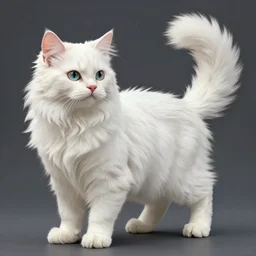 portrait of a full body of young beautiful white fluffy cat, d & d, fantasy, arcane, flat lighting, intricate, muscular, highly detailed, digital painting, artstation, concept art, smooth, sharp focus, illustration, art by simon bisley and greg rutkowski and alphonse mucha, natural tpose