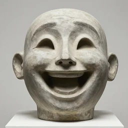a sculpture representing the feeling of happiness, a post - modren style by nancy fouts