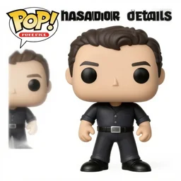 “ very photorealistic photo of a hasan piker funko pop on a white background, award - winning details ”