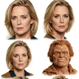 seamless hybrid of emila clarke's head and clayface's lower body, trending on artstation, david hamilton photography