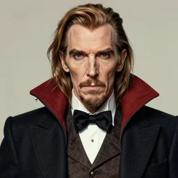 a highly detailed mephisto portrait of stephen strange, james gurney, james jean