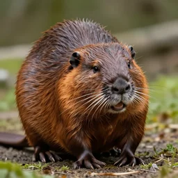 a feline beaver - cat - hybrid, animal photography