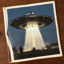 1970 magazne ufo photograph style