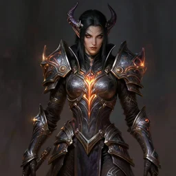 fantasia, beautiful oil portrait, world of warcraft, armor, evil assassin, deadly runes, intricate, elegant, glowing lights, highly detailed, digital painting, artstation, concept art, smooth, sharp focus, illustration, art by wlop, mars ravelo and greg rutkowski cinematic lighting, unreal, natural tpose