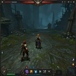 new screenshots released dark fantasy mmo, unreal engine 3d,