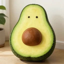 cher as an avocado chair