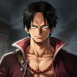 realistic portrait of ace from one piece, dramatic lighting, illustration by Greg rutkowski, yoji shinkawa, 4k, digital art, concept art, trending on artstation