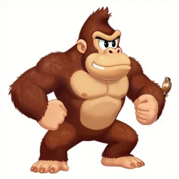Donkey Kong, artwork by Daniel Merriam,