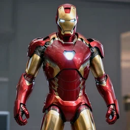 a 5 0's photo of iron man