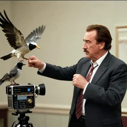 detailed realistic shot nicholas cage fights birds hitchcock film 8 mm
