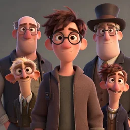 Lofi portrait Pixar style by Joe Fenton and Stanley Artgerm and Tom Bagshaw and Tim Burton