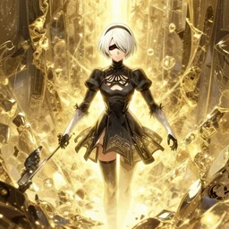 nier automata concept scenery antiinfinity gold. trim antimirror pixiv. scenery. art antibiomechanical nier. automata anticeramic antiextension infinitely. detailed luminous! light! magic! fear!!!!!