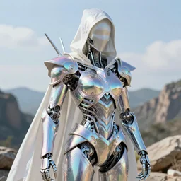 the stealthy biomechanical armor cloak assassin, iridescent beautiful magical treasure, sharp focus, intricate linework, bright precious crystals, raytracing, 4 k detailed hyperrealistic concept art by artem chebokha, makoto shinkai animation