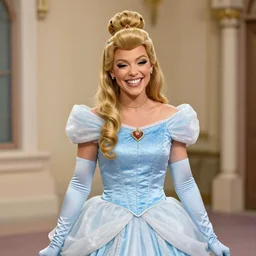 drake giggling in a princess costume