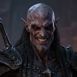 close up shot of Nathanos Blightcaller smiling confidently